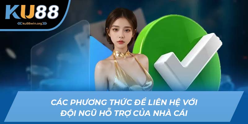 Các phương thức để liên hệ với đội ngũ hỗ trợ của nhà cái